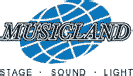 Логотип Muzik Lend Music, a sound, light в Харькове