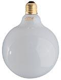 Лампа накаливания модели Глоб, часто использующаяся как лампа-светильник. 