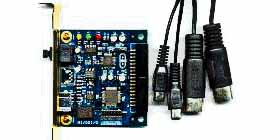 MI/ODI/O - Дочерняя плата для Waveterminal 192X&L&M и Audiotrak Prodigy 192 - 1x1 MIDI IN-OUT, S-PDIF IN-OUT (RCA), Optical IN (TosLink)