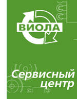 Логотип VIOLA La Prise d'essence des cartouches. La reparation des imprimantes. Services centre в Харькове